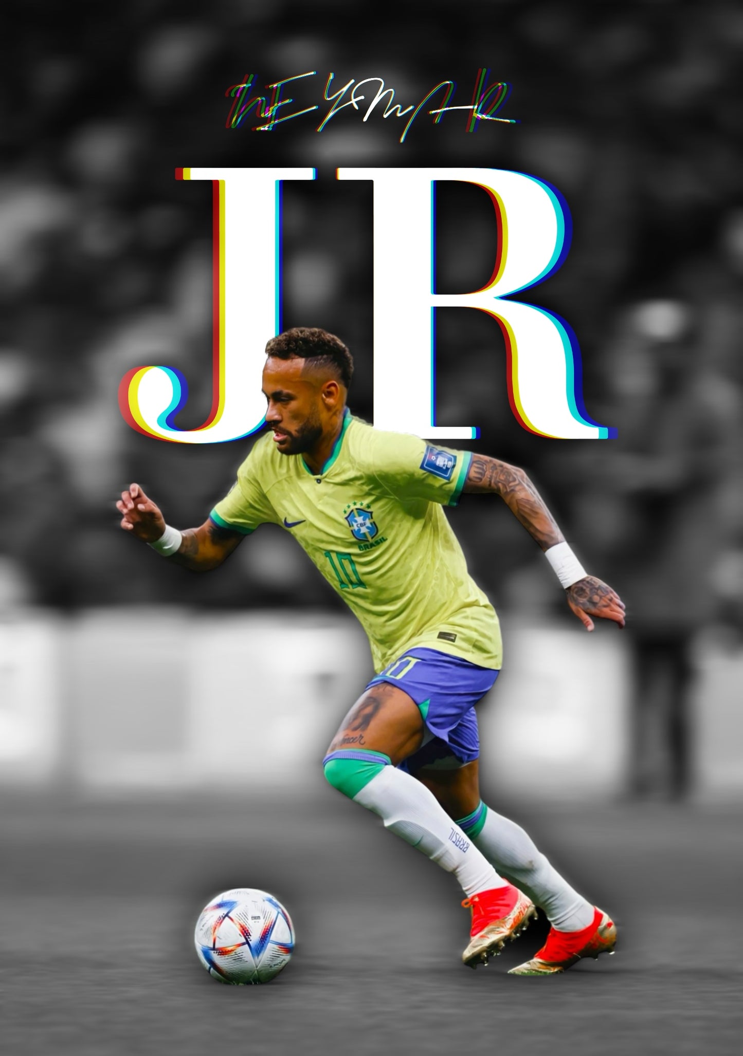 NEYMAR JR Poster - Glossy A3/A4 Wall Decal