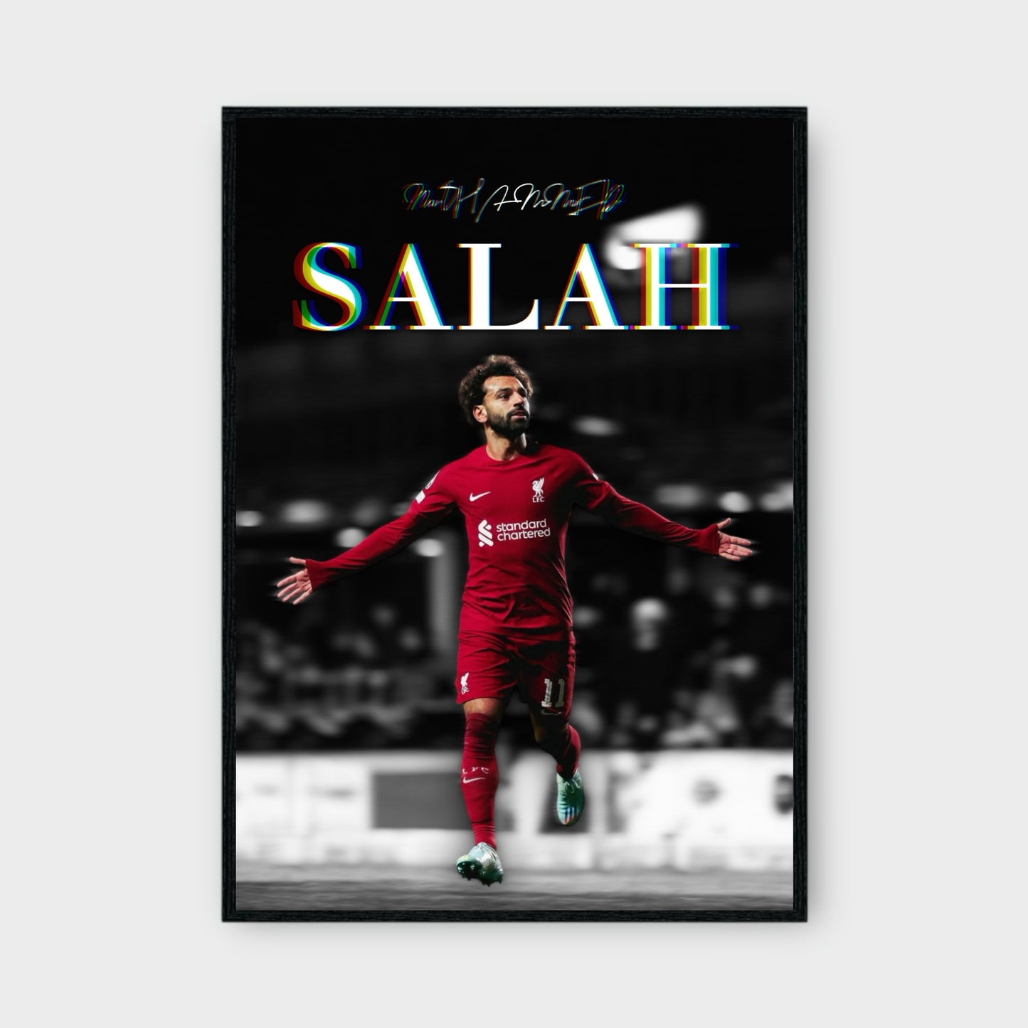 MOHAMMED SALAH CELEBRATION Poster - Glossy A3/A4 Wall Decal