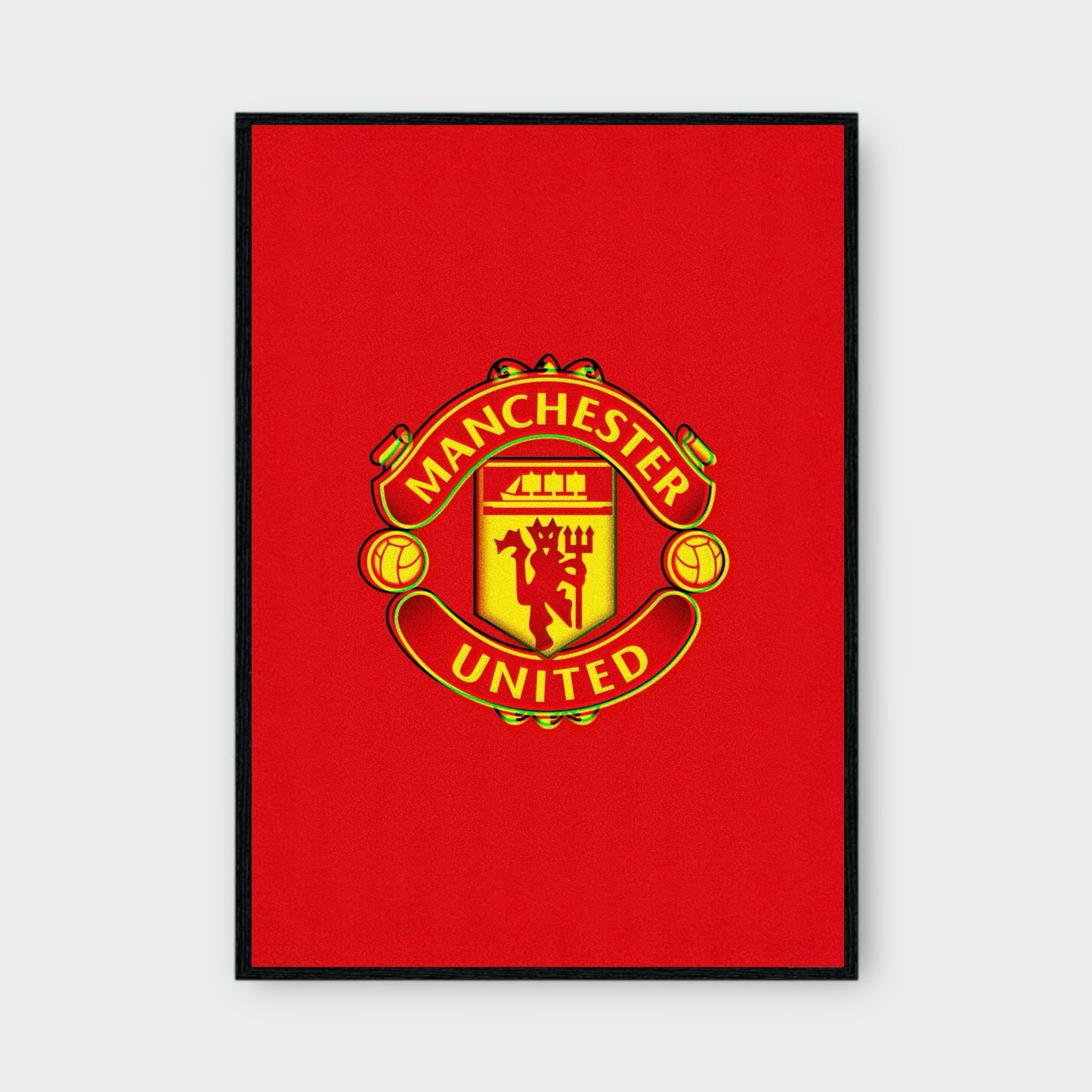 MANCHESTER UTD BADGE Poster - Glossy A3/A4 Wall Decal