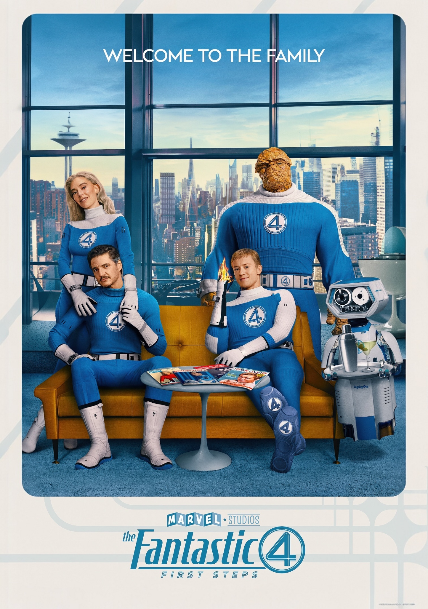 FANTASTIC 4 (COVER) MOVIE Poster - Glossy A3/A4 Wall Decal
