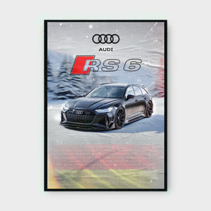 AUDI RS6 (SIGNATURE SERIES) Poster - Glossy A3/A4 Wall Decal