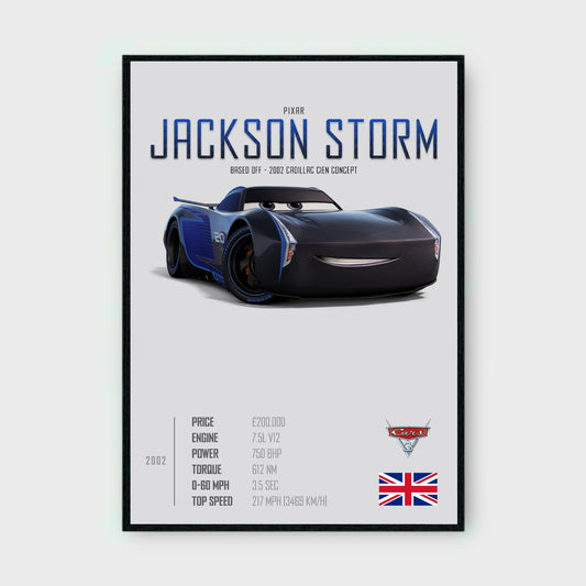 JACKSON STORM (LITTLE LEGENDS) Poster - Glossy A3/A4 Wall Decal