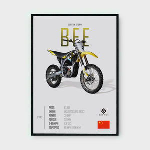 SURRON STORM BEE Poster - Glossy A3/A4 Wall Decal