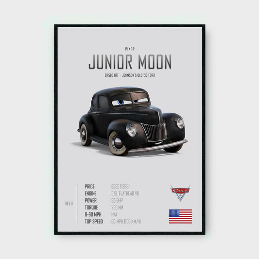 JUNIOR MOON (LITTLE LEGENDS) Poster - Glossy A3/A4 Wall Decal
