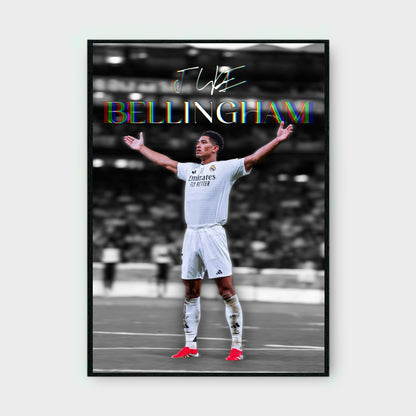 Jude Bellingham Celebration Poster - Glossy A3/A4 Wall Decal