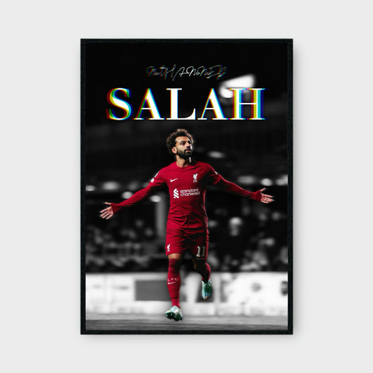 MOHAMMED SALAH CELEBRATION Poster - Glossy A3/A4 Wall Decal