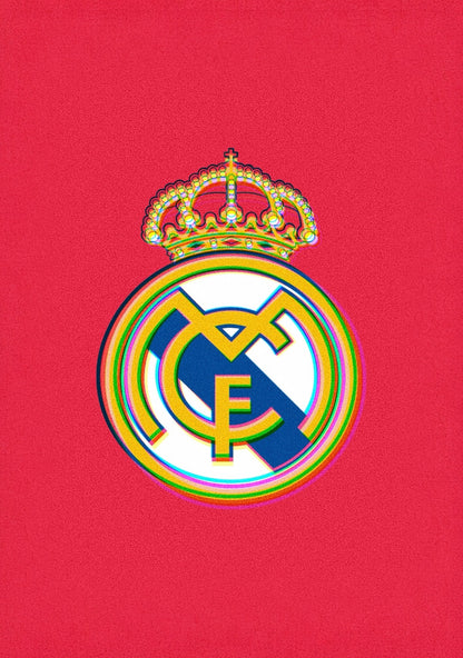 REAL MADRID BADGE Poster - Glossy A3/A4 Wall Decal