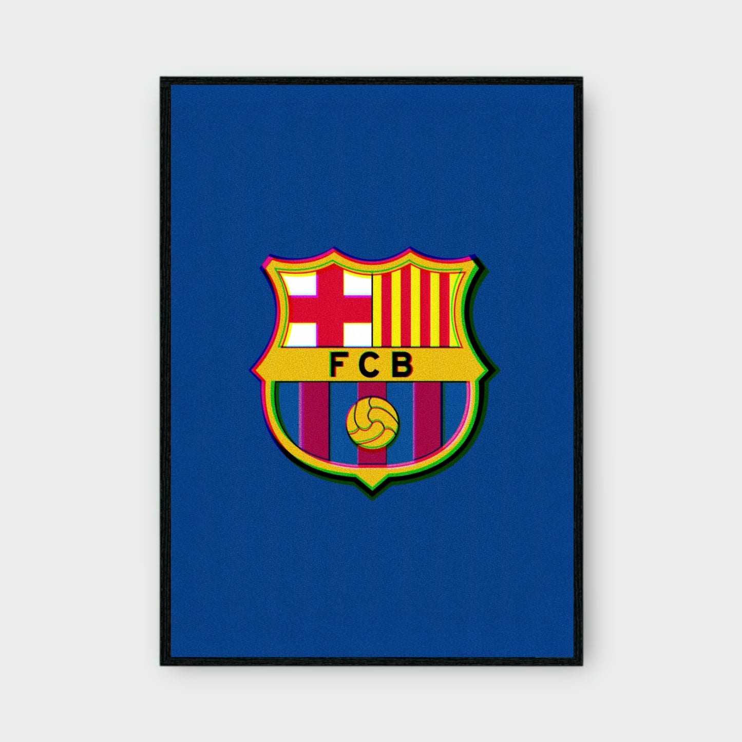 FC BARCELONA BADGE Poster - Glossy A3/A4 Wall Decal