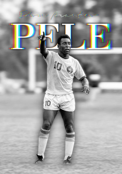 PELE ICONIC Poster - Glossy A3/A4 Wall Decal