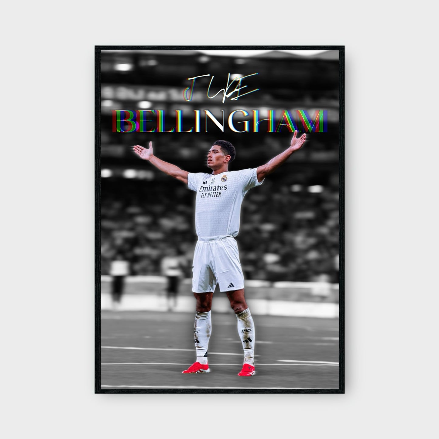 JUDE BELLINGHAM CELEBRATION Poster - Glossy A3/A4 Wall Decal