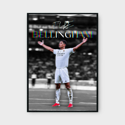 JUDE BELLINGHAM CELEBRATION Poster - Glossy A3/A4 Wall Decal