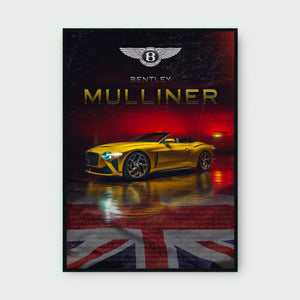 BENTLEY MULLINER (SIGNATURE SERIES) Poster - Glossy A3/A4 Wall Decal