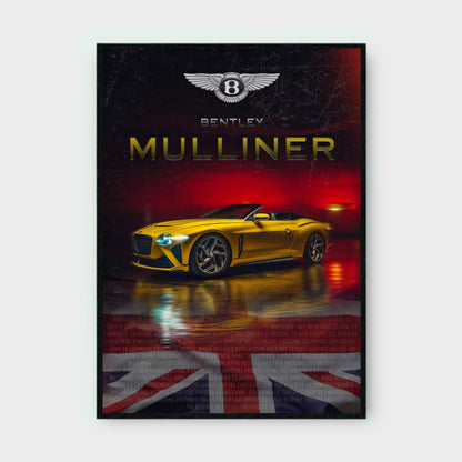 BENTLEY MULLINER (SIGNATURE SERIES) Poster - Glossy A3/A4 Wall Decal