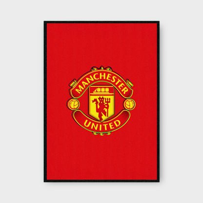 MANCHESTER UTD BADGE Poster - Glossy A3/A4 Wall Decal