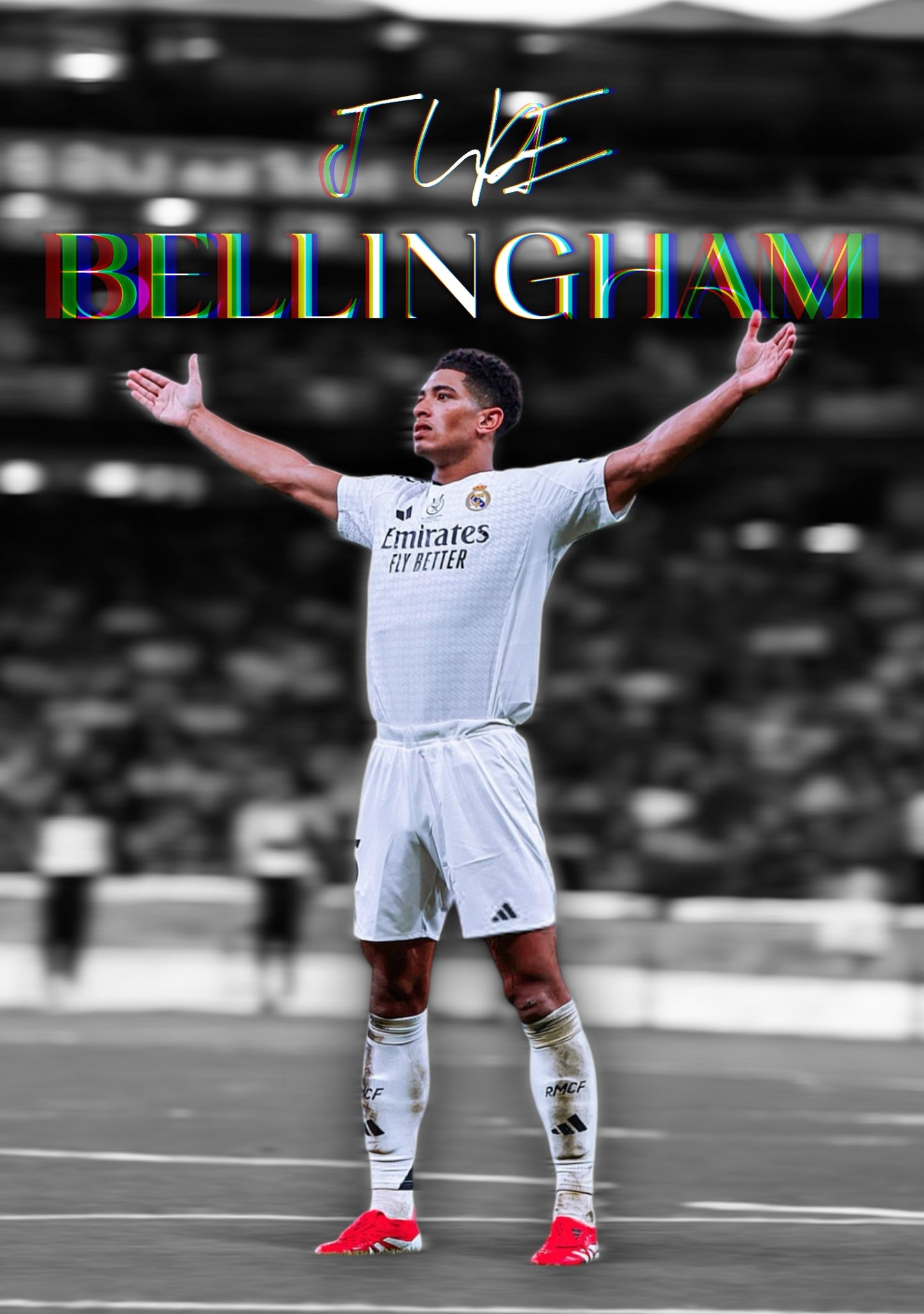 Jude Bellingham Celebration Poster - Glossy A3/A4 Wall Decal