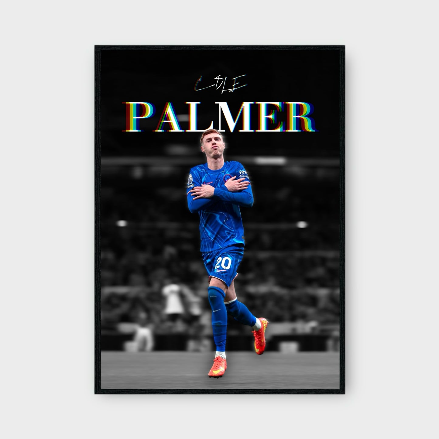 COLE PALMER CELEBRATION Poster - Glossy A3/A4 Wall Decal