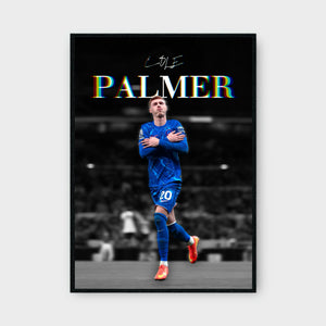 COLE PALMER CELEBRATION Poster - Glossy A3/A4 Wall Decal