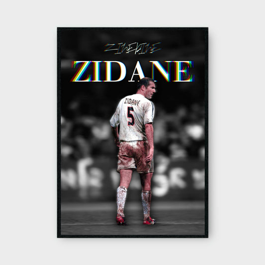 ZINEDINE ZIDANE ICONIC Poster - Glossy A3/A4 Wall Decal