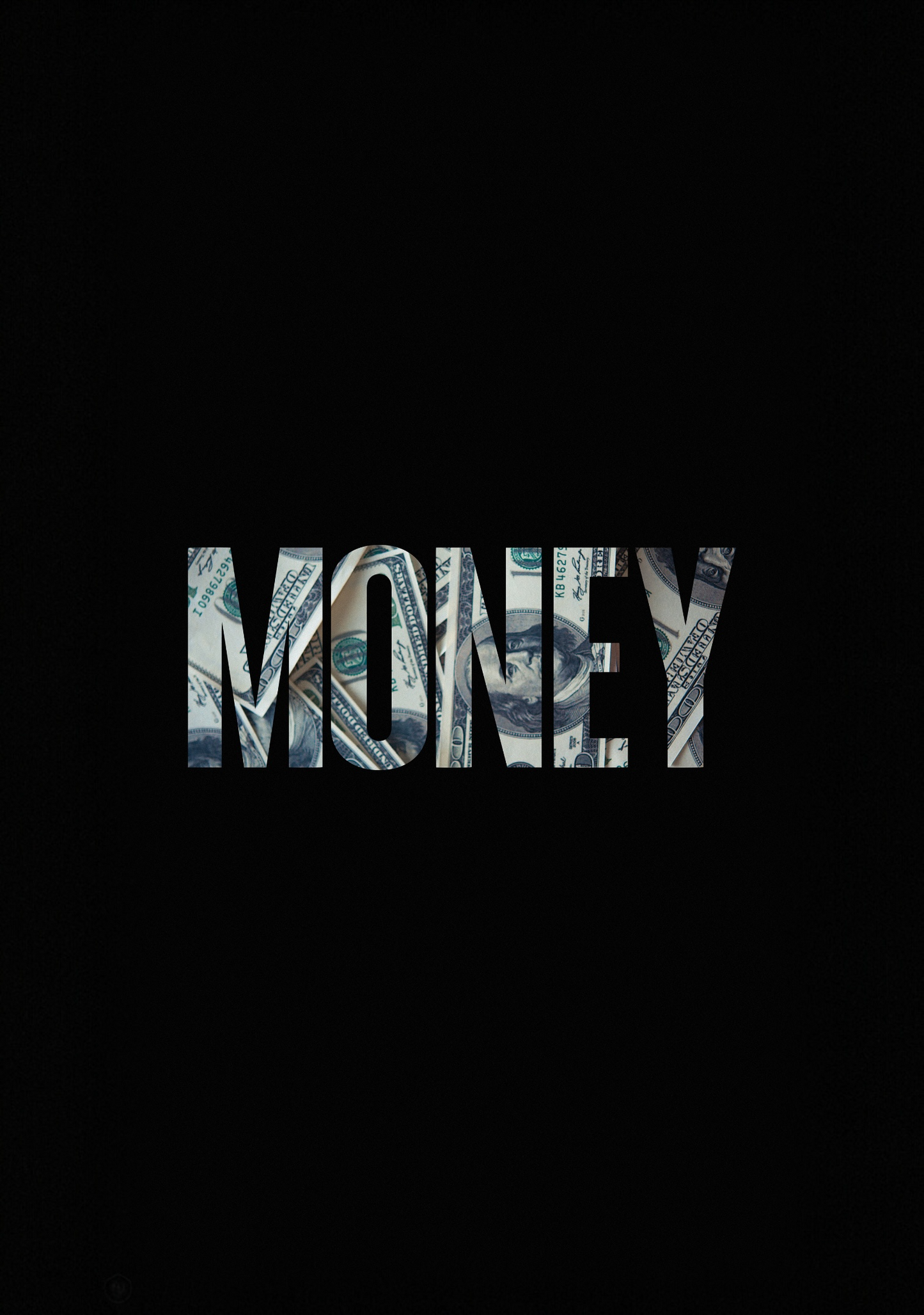 MONEY MOTIVATIONAL Poster - Glossy A3/A4 Wall Decal