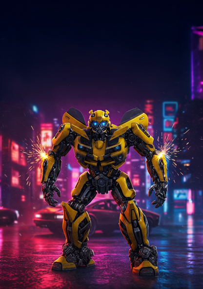 BUMBLEBEE TURBOCHARGED Poster - Glossy A3/A4 Wall Decal