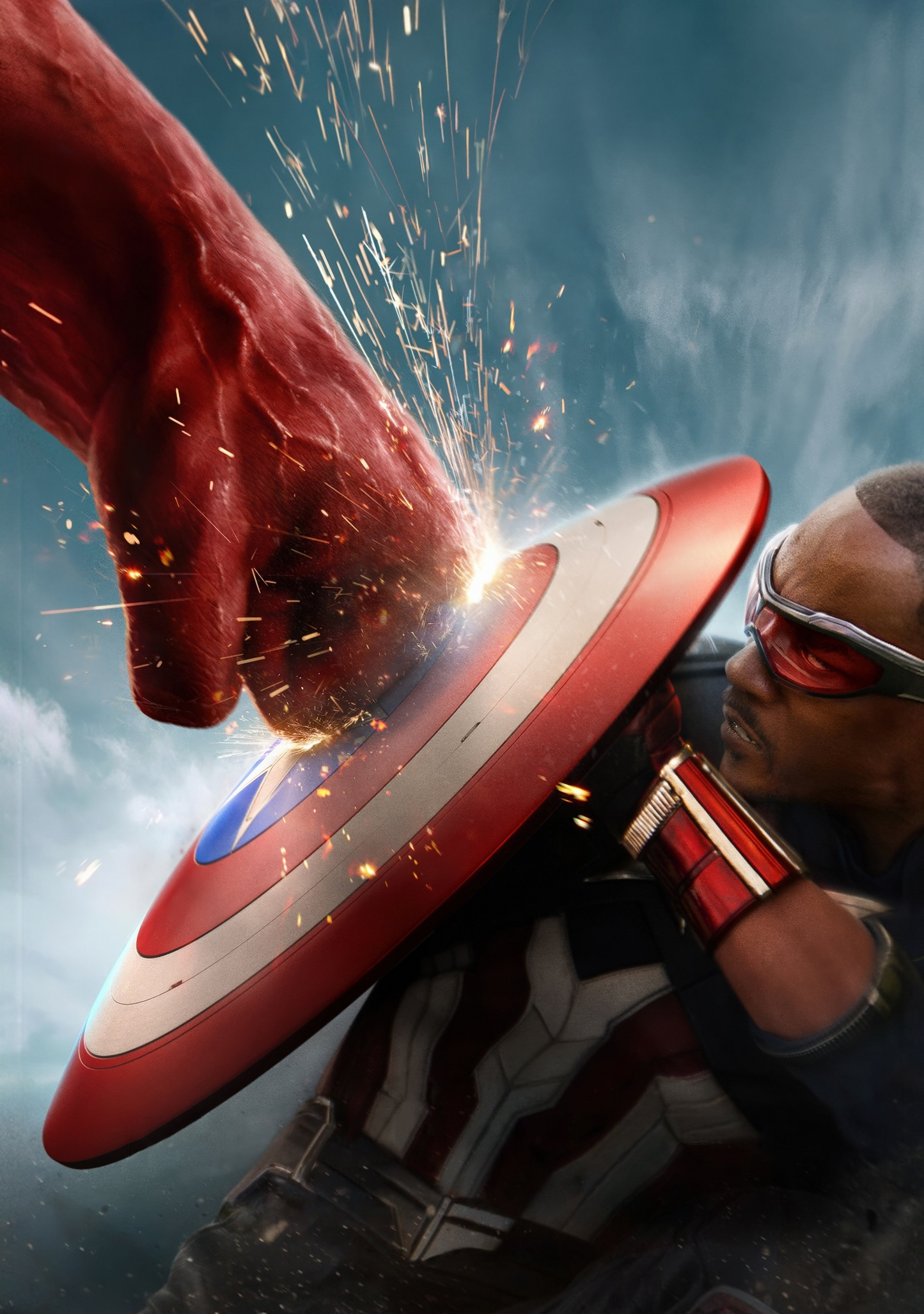 CAPTAIN AMERICA (Brave new world) MOVIE Poster - Glossy A3/A4 Wall Decal