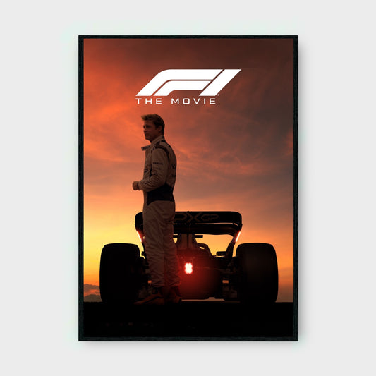 F1 (COVER) MOVIE Poster - Glossy A3/A4 Wall Decal