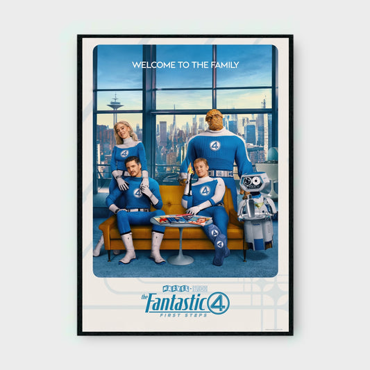 FANTASTIC 4 (COVER) MOVIE Poster - Glossy A3/A4 Wall Decal