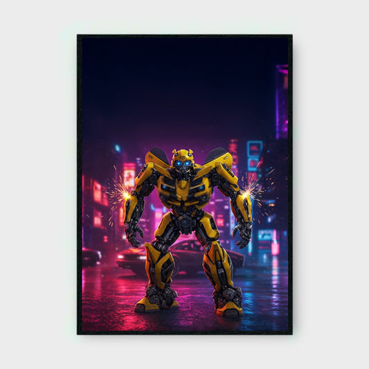BUMBLEBEE TURBOCHARGED Poster - Glossy A3/A4 Wall Decal