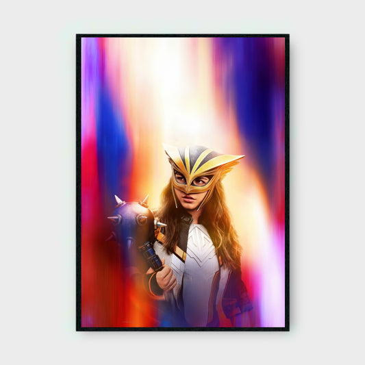 SUPERMAN (Hawkgirl) MOVIE Poster - Glossy A3/A4 Wall Decal