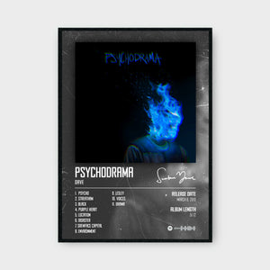 DAVE - PSYCHODRAMA music album Poster - Glossy A3/A4 Wall Decal